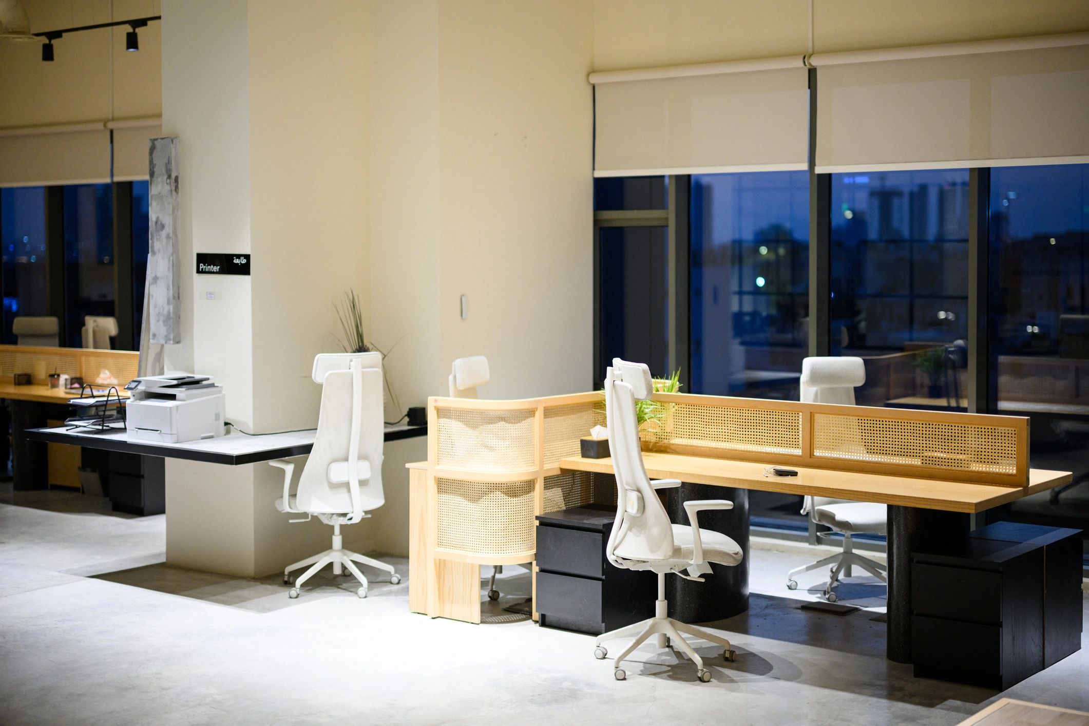 Modern office meeting room